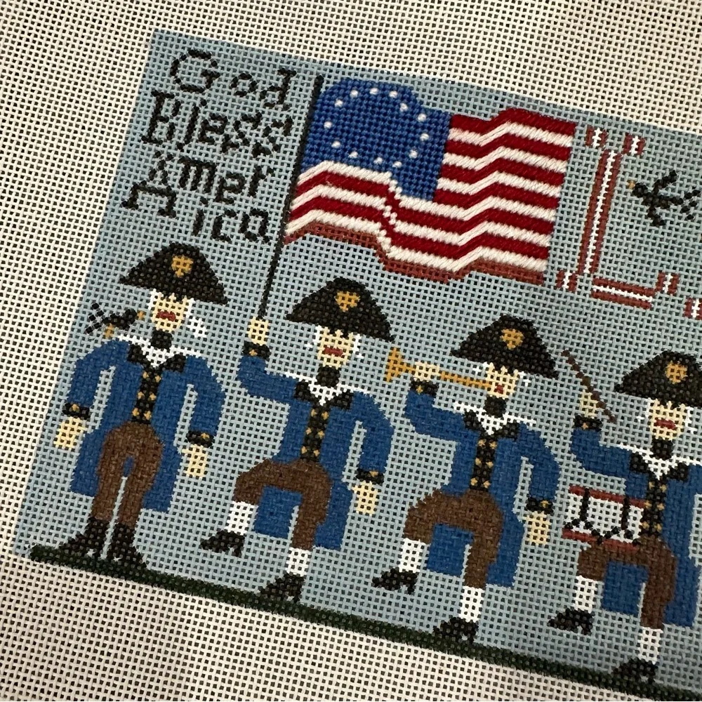 Birds of a Feather Liberty Needlepoint Canvas - Picture 4 of 8